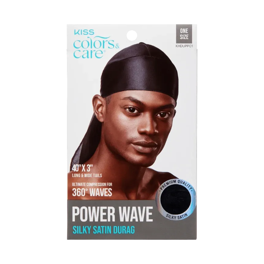 [636227048077] Durag en Satin Noir